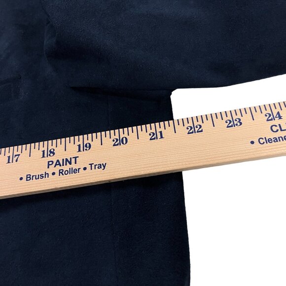 Brooks Brothers Brooksuede Sport Coat 3-Button Blazer Mens Size 42 SLIM FIT Navy - Picture 5 of 14